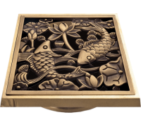 Душевой трап Bronze de Luxe Рыбы 21980
