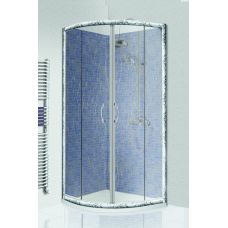 Полукруглый душевой уголок Cezares (Чезарес) Art-Gotico R2 90 для ванной комнаты