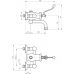 Смеситель Migliore Vivaldi 19537 для ванны с душем, бронза