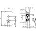 Смеситель Migliore Lem 25871 С ВНУТРЕННЕЙ ЧАСТЬЮ, для ванны с душем, бронза