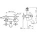 Смеситель Nicolazzi Nuova Brenta 2501BZ для ванны с душем, бронза