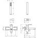 Смеситель Veragio Squadrina VR.SQR-4501.CR для ванны с душем