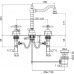 Смеситель Cezares Nostalgia NOSTALGIA-BLS2-02 для раковины