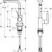 Смеситель Hansgrohe Metris S 31161000 для раковины