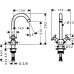 Смеситель Hansgrohe Logis Classic 71285000 для кухонной мойки